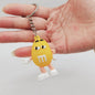 Colorful Cartoon M Bean Chocolate PVC Keychain 7