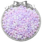 Frosted Abacus Glass Beads 3x6mm Pastel Matte Finish 70pcs 22