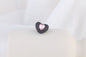 Rhinestone Heart Clay Beads 24mm Colorful Sparkling 6pcs 23