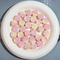 Gradient Colored Cheese Macaron Resin Beads 17mm Plating 20pcs 6