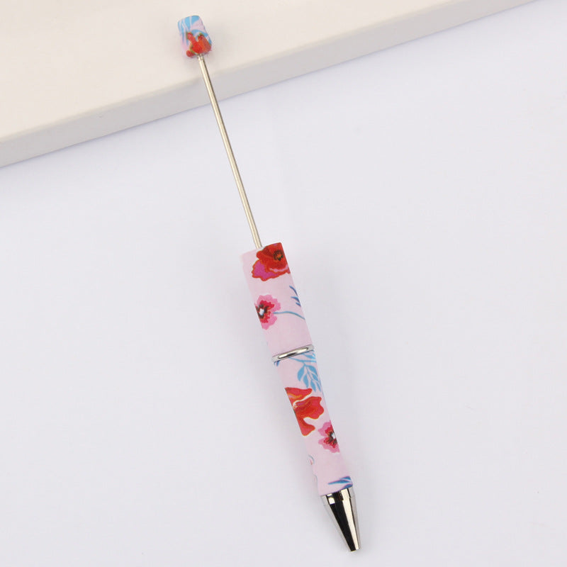 Beadable Pen Printed Pattern Plastic Light Weight