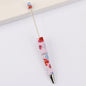 Beadable Pen Printed Pattern Plastic Light Weight