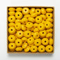 Wood UFO Spacer Beads 20mm Colored 100pcs 7