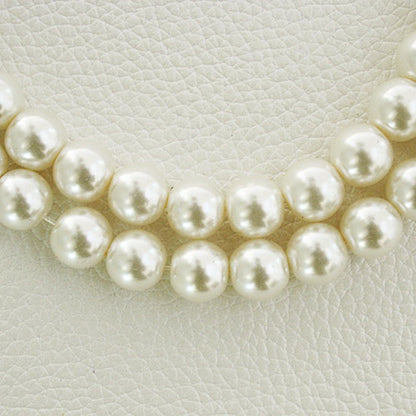 Pearl Glass Beads 10mm Imitation Smooth Lustrous Finish 20pcs 7