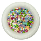 Painted V-Shaped Heart Acrylic Beads 6.7x8mm Glossy Mixed Colors 10pcs 5
