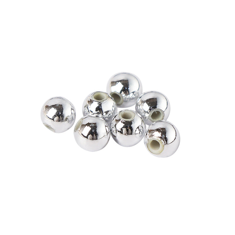 Glossy Christmas Series Acrylic Beads 6mm CCB Plastic 200pcs 6