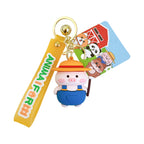 Resin Animal Farm Dog Keychain Silicone Cute Chubby Design 4