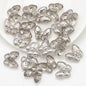 Plating Butterfly Glass Beads 17x10mm Iridescent Detailed Wings 10pcs 19