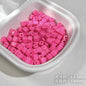 Painted Square Acrylic Beads 6mm 5mm Macaron Color Baking 30pcs 21