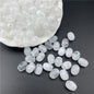 Transparent Halo Oval Acrylic Beads 8.5x11.5mm Glossy Pastel 100pcs 6