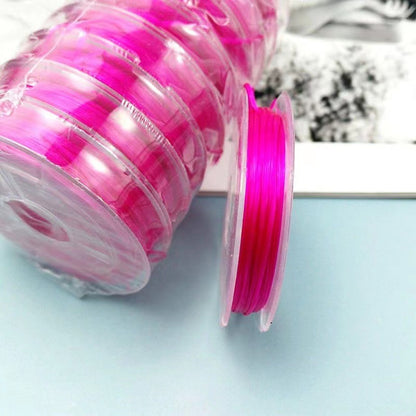 Elastic Spandex Thread 0.6mm Stretch Durable Multicolor 10pcs 10m Rolls 16