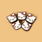 Kitty Cat Clay Beads 10mm Polymer Cartoon Character 100pcs 3