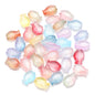 Electroplated Small Fish Glass Beads 10x14mm Translucent 30pcs 32