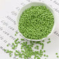 Frosted Seed Glass Beads 3mm Soft Matte Colors 1400pcs 7