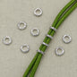 Alloy Ring Spacer Beads 8mm Antique Silver Tibetan Pattern 100pcs