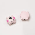 One Eyed Monster Metal Beads 13mm Baking Painted Enamel 10pcs 3