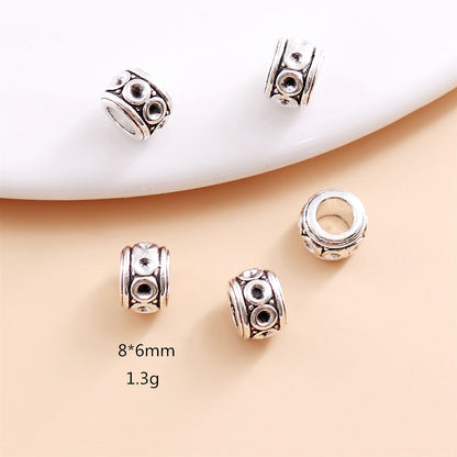 Alloy Circle Spacer Beads 8mm Vintage Plating 30pcs 5