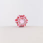 Polymer Clay Hexagonal Star Rhinestone Beads 23mm Full Rhinestone 6pcs 8