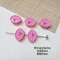 Puppy Butterfly Metal Beads 14mm 12mm Glossy Baked Finish 10pcs 12