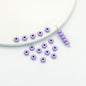 Alloy Spacer Beads 6mm Colorful Baking Painted 50pcs 16