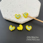 Baking Painted Series Metal Beads Colorful Glossy Alloy 20pcs 10