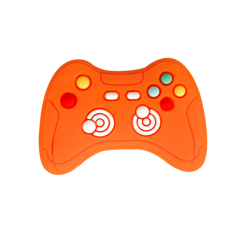 Silicone Focal Beads Game Controller Colorful Matte Finish 10pcs 10