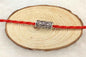 Tube Metal Beads Viking Note Patterned Silver Tone 100pcs 14