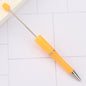 Beadable Plastic Pens 101 Colors Matte Pastel Shimmering Rainbow