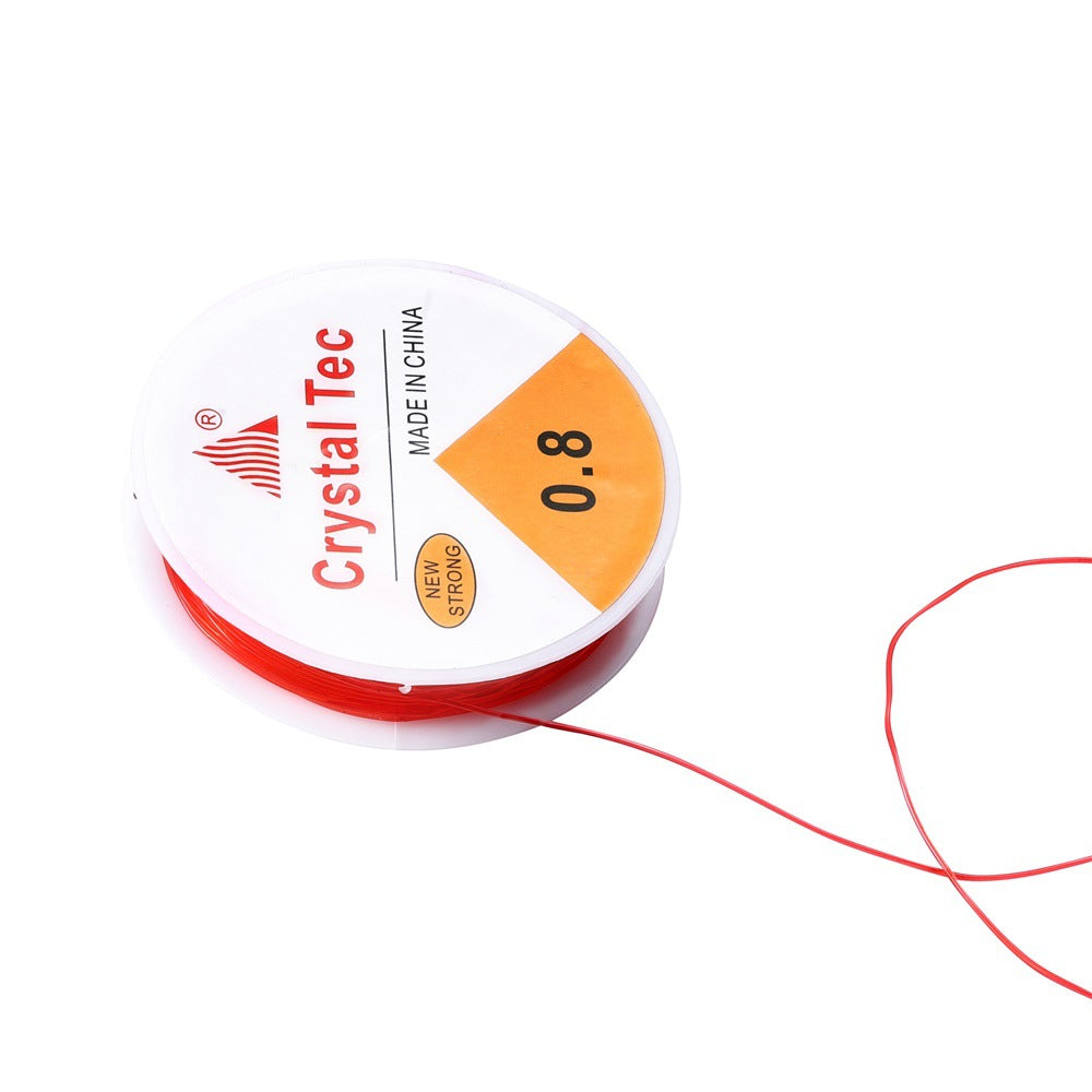 Clear Elastic TPU Thread 0.6mm Diameter 10m Length 6pcs 5