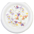 Plating Halloween Elf Resin Beads Glossy Detailed Charms 20pcs 5