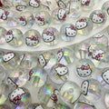 Printed Round Acrylic Beads 16mm Adorable HK Design 50pcs 5