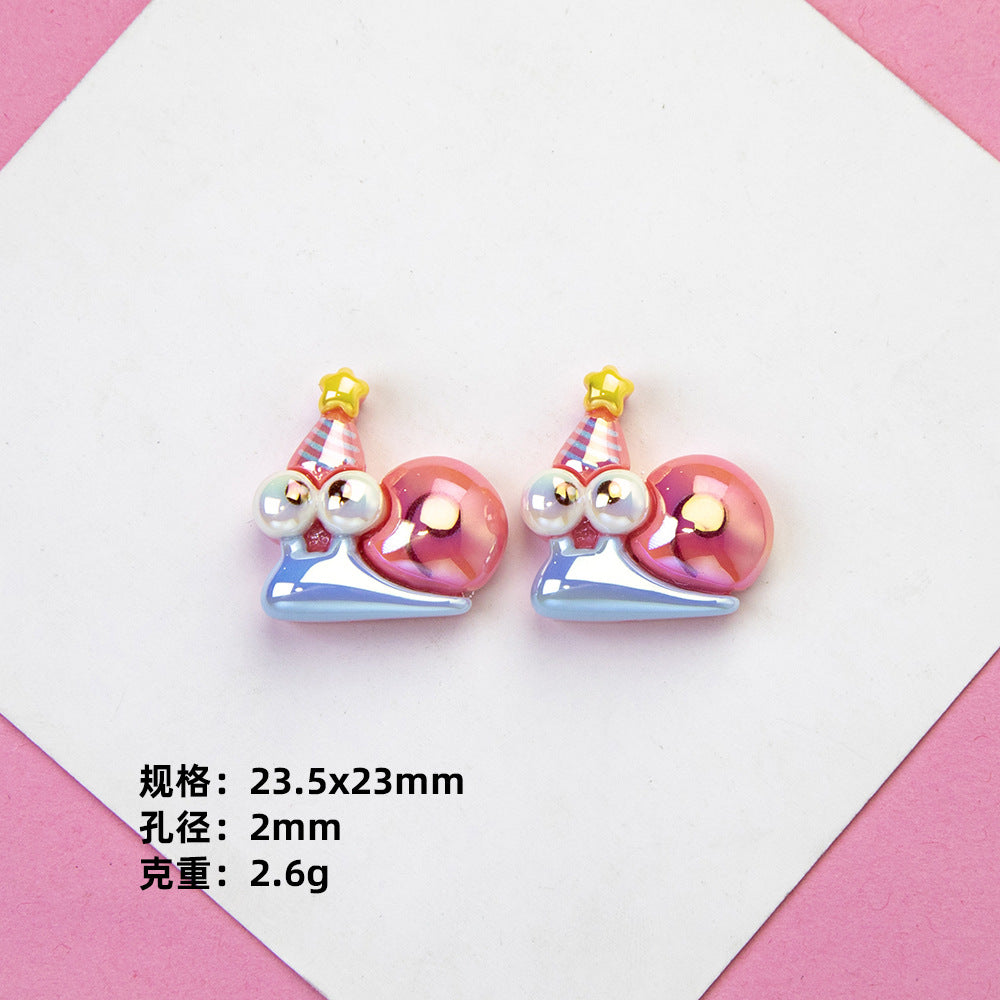 Spongebob Series Resin Beads Glossy Pastel Character Faces 20pcs 6