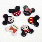 Flat Mickey Minnie Acrylic Beads 40mm Double-Sided 10pcs 4