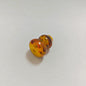 Vintage Lampwork Gourd Glass Beads 16x20mm Confetti Phoenix Tail 10pcs 8