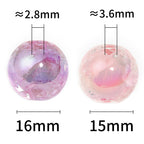 Crackle Bunny Head Acrylic Beads 16mm Pastel Colors 50pcs 3