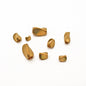 Brass Irregular Rectangular Metal Beads Torsion Twist 100pcs