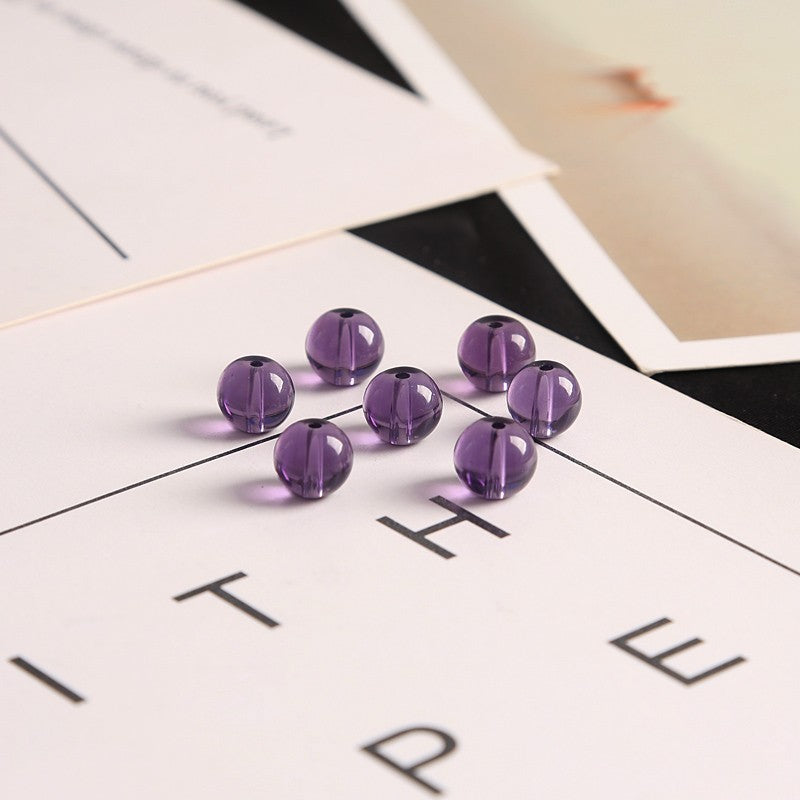 Glossy Round Glass Beads 6mm Assorted Colors 416pcs 11