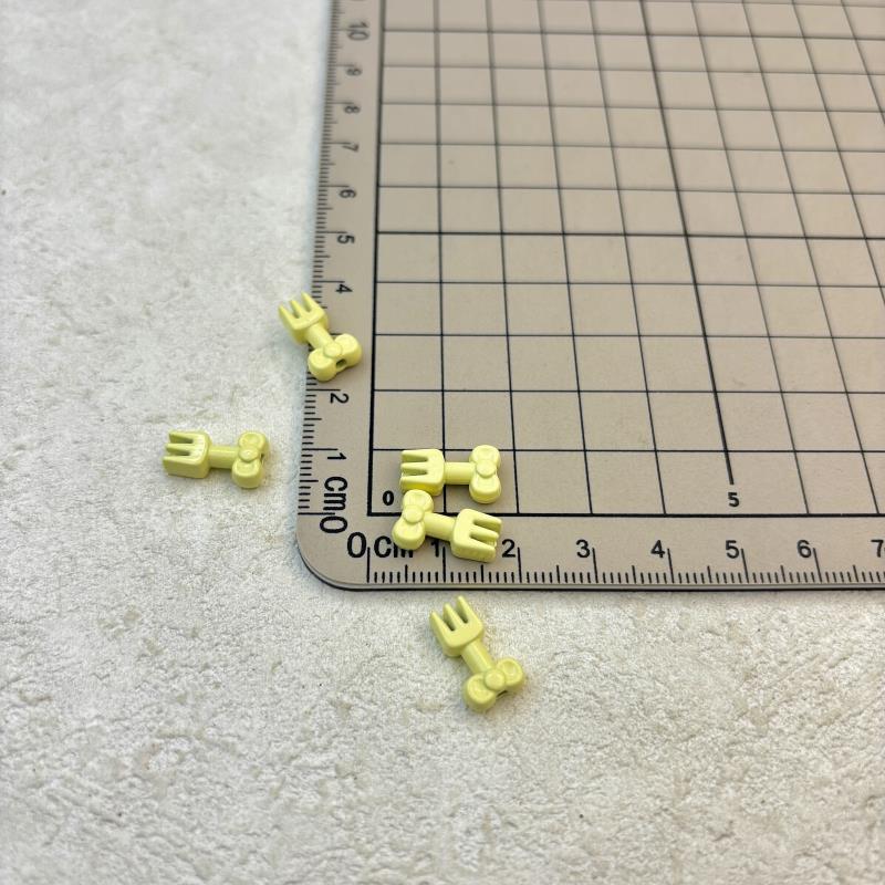 Fork Metal Beads 13mm Baking Painted Alloy 20pcs 8