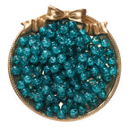 Crackle Round Glass Beads 8mm Colored Hole 1.3mm 50pcs 5