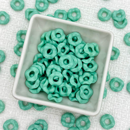 Acrylic Wavy Spacer Beads 12mm Baking Painted Colorful 50pcs 19