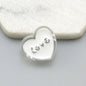 Transparent Love Heart Acrylic Beads 24mm Enamel Finish 20pcs 2