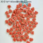Tiny Butterfly Ceramic Beads 14mm Fambe Glaze Glossy 10pcs 8