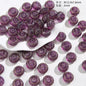 Vintage Imitation Jade Acrylic Beads Opaque Smooth Green 30pcs 13