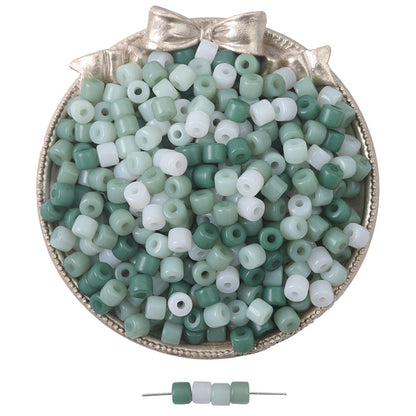 Acrylic Tube Beads 6x5mm Soft Pastel Colors 200pcs 7