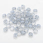 Faceted Glass Beads 8mm Watermelon Electroplated Iridescent 30pcs 20