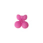 Silicone 3D Focal Beads Cherry Holding Bow 20pcs 7