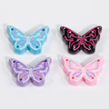Hand Painted Butterfly Acrylic Beads 25mm Enamel Finish 10pcs 6