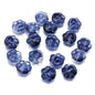 Bear Paw Transparent Glass Beads 14x15mm Assorted Colors 20pcs 17