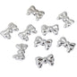Bow Series CCB Plastic Beads 29mm 25mm Shiny Gold Silver 50pcs 9