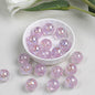 Clear Sparkle Glitter Resin Beads 16mm Round 10pcs 13
